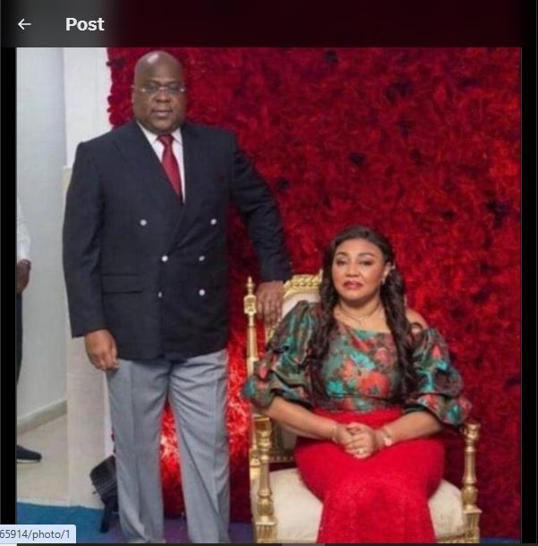 Prétendue photo du président congolais Félix Tshisekedi avec son épouse Denise Nyakeru en mode St Valentin alors que la ville de Bukavu au Sud-Kivu est en train de tomber.