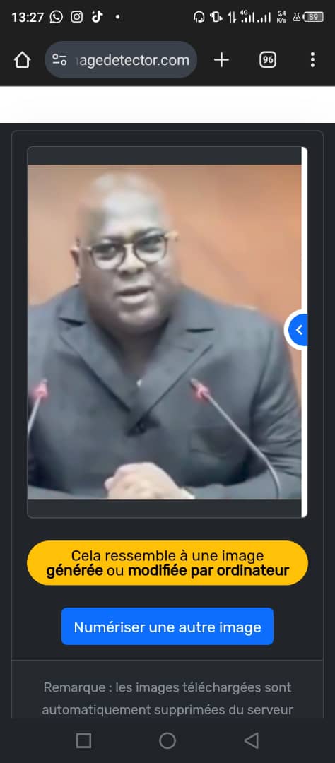 Félix Tshisekedi deepfake