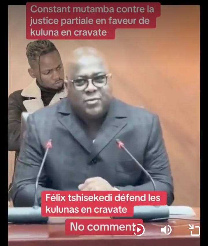 Capture deepfake Félix Tshisekedi
